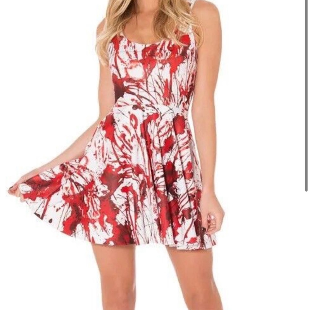 Blackmilk blood spatter skater dress